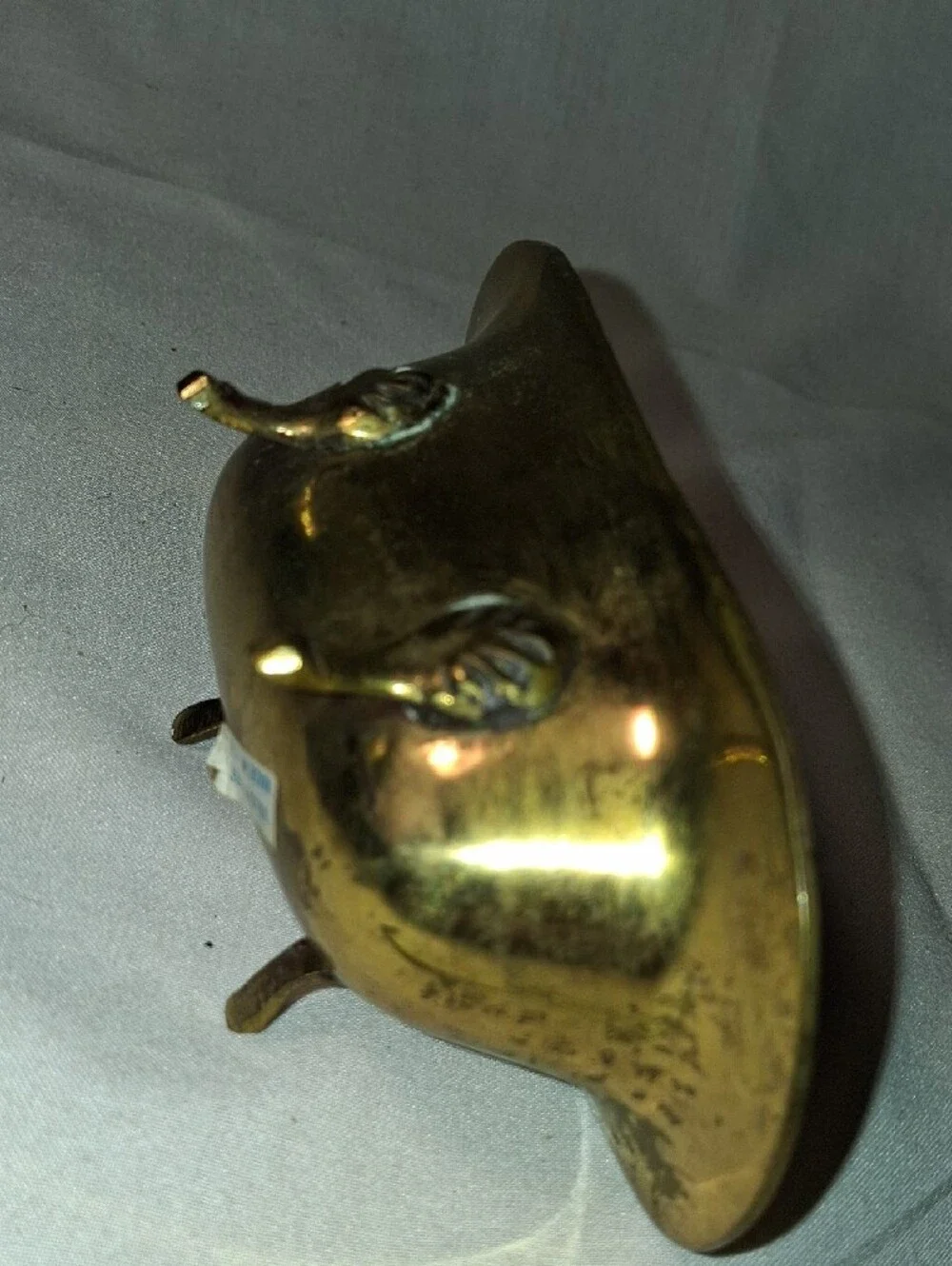 Vintage Brass Mini Clawfoot Bathtub Decorative Soap Dish